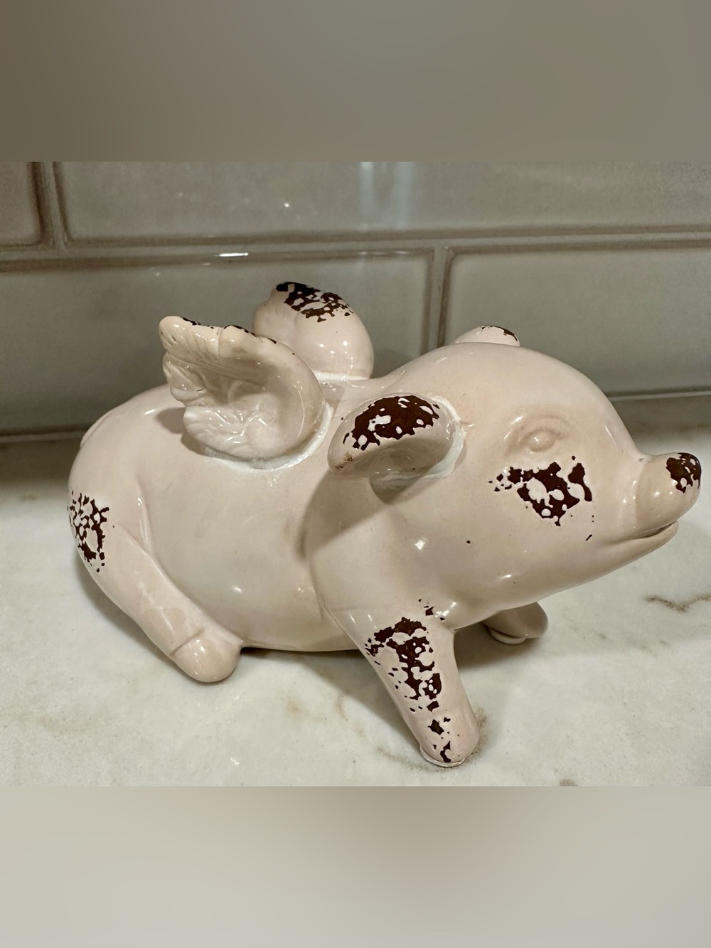 Adorable Pig Figurine